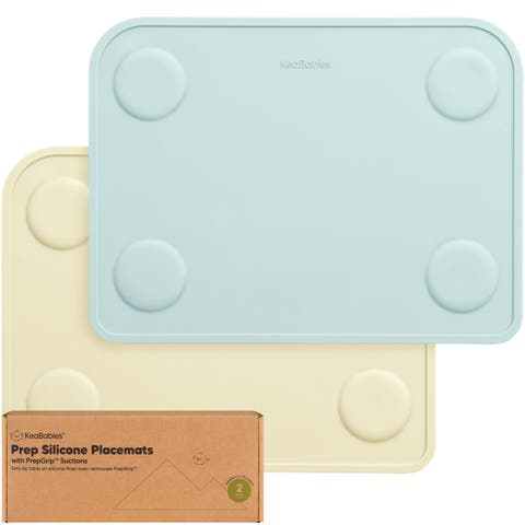 2-Pack Prep Silicone Placemats