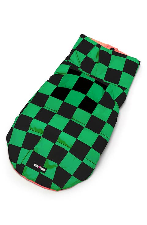 Reversible Dog Puffer Coat