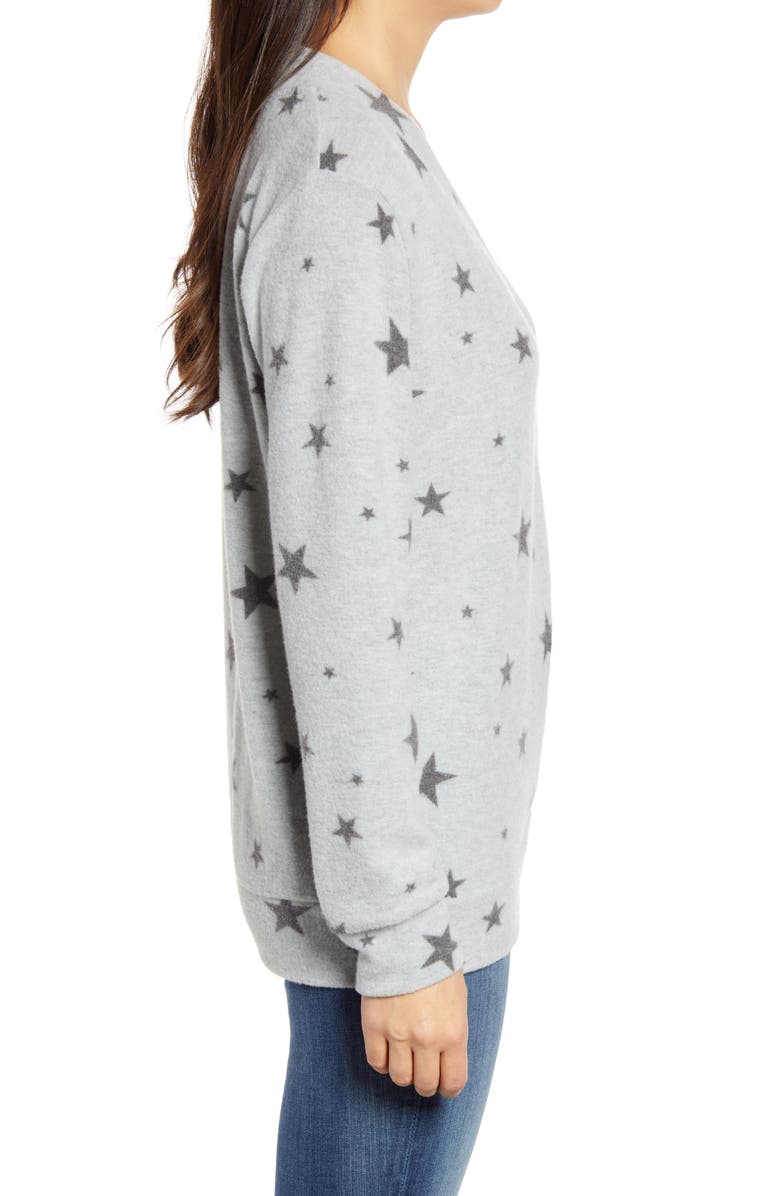 Loveappella Star V-Neck Top, Alternate, color, 