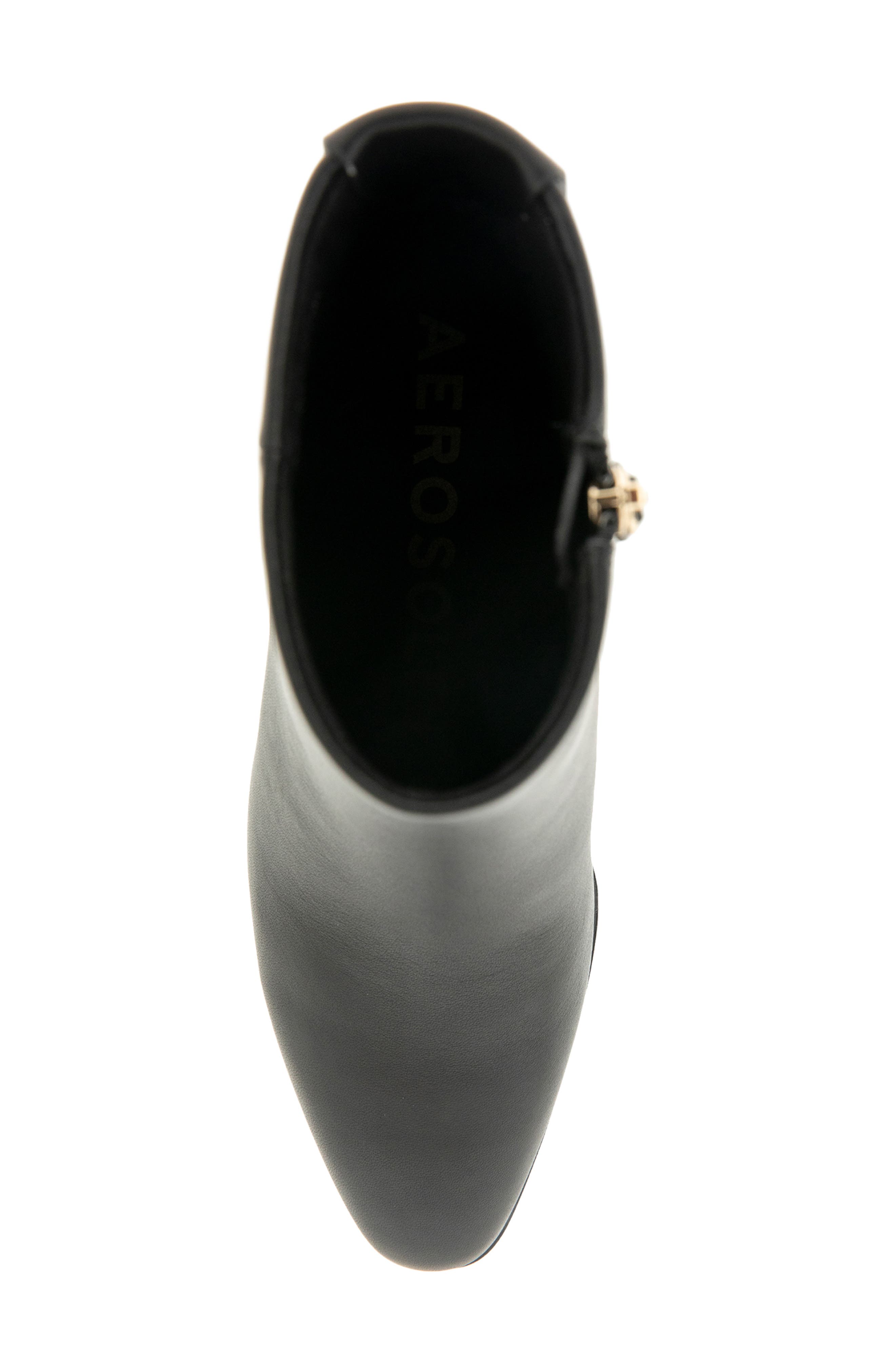 Aerosoles Mari Bootie, Alternate, color, Black Leather