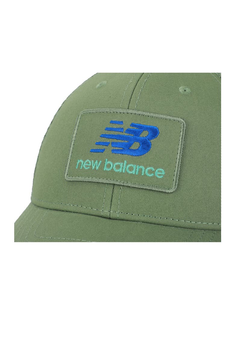 NB Stacked Patch Logo Trucker Hat, Alternate, color, OREGANO