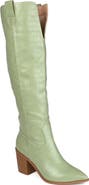 Journee Collection Therese Croc Embossed Knee High Boot - Extra Wide Calf