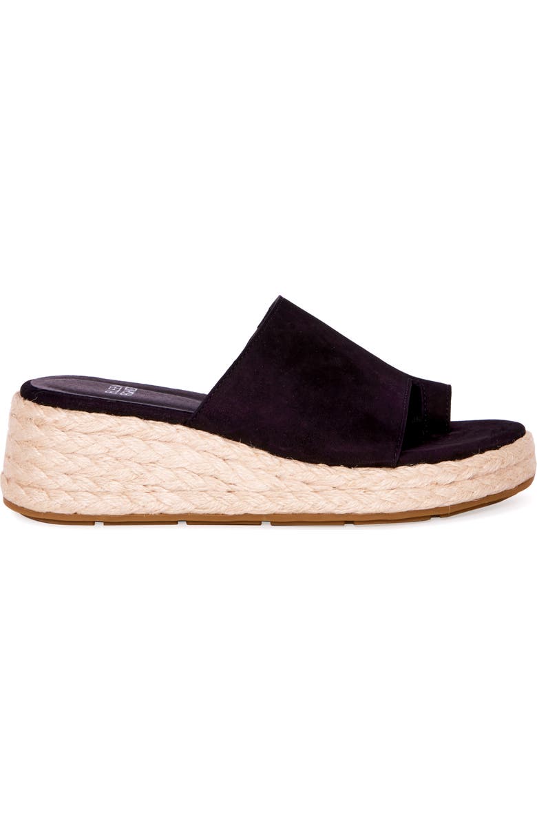 Eileen Fisher Tarry Toe Loop Espadrille Wedge Slide Sandal, Alternate, color,