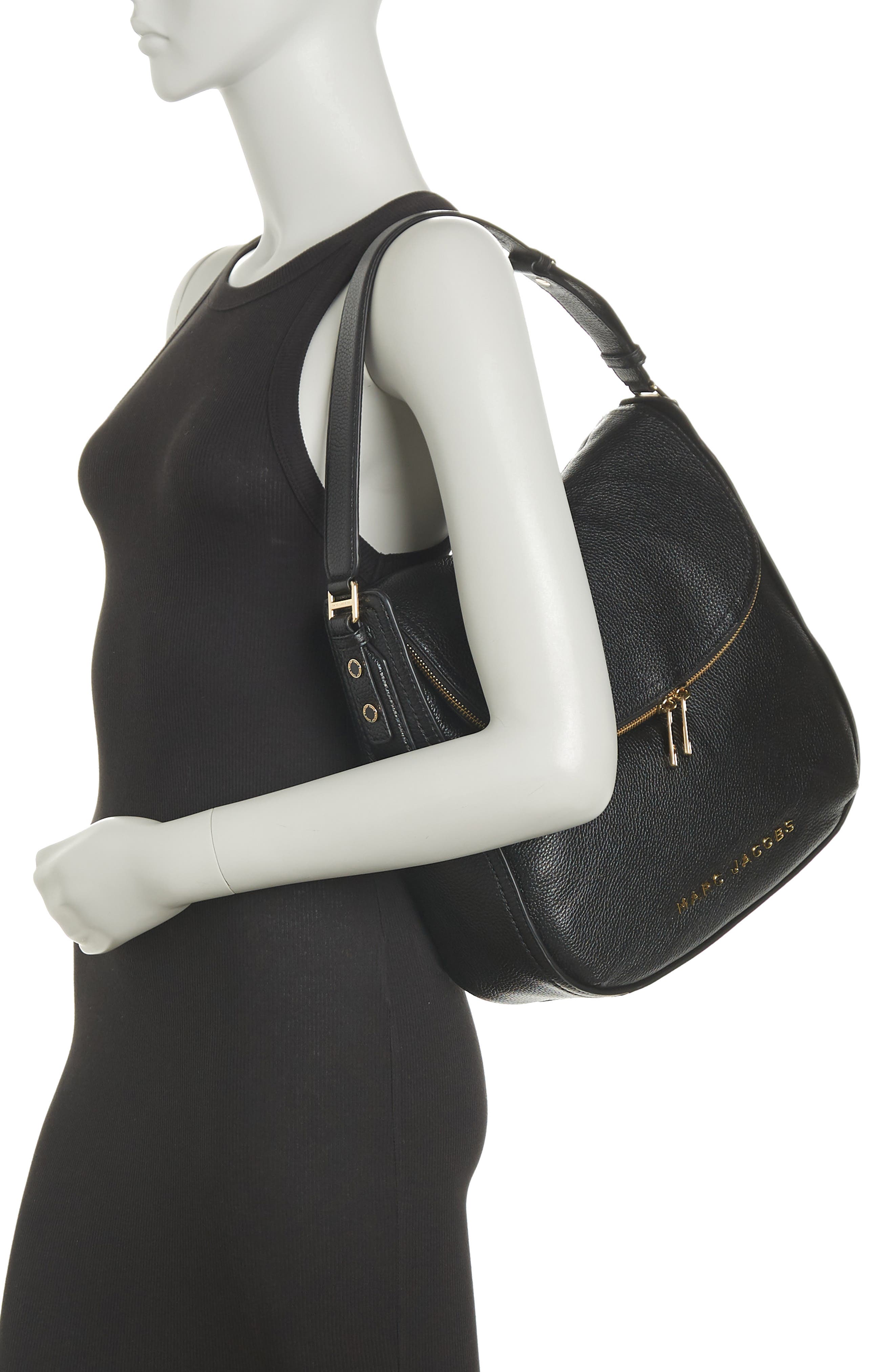 Marc Jacobs Leather Hobo, Alternate, color, 