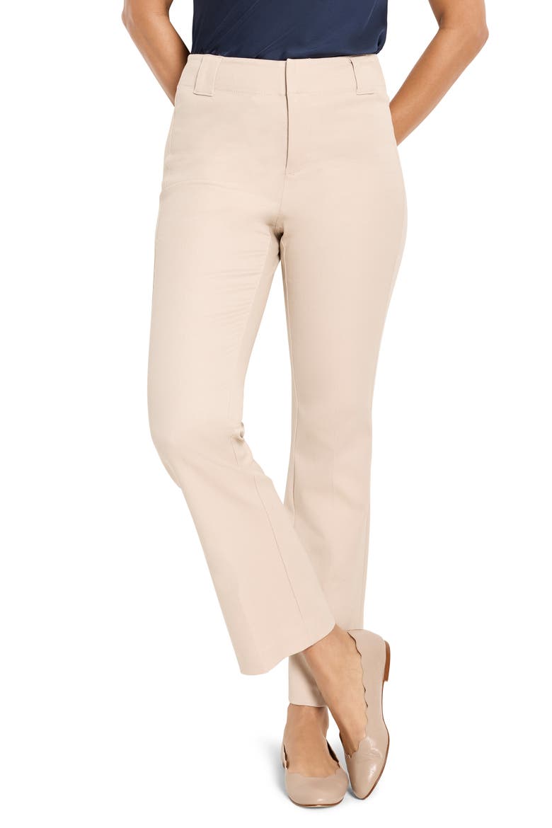 Plaza Ankle Demi Bootcut Pants, Main, color, CHAMOIS