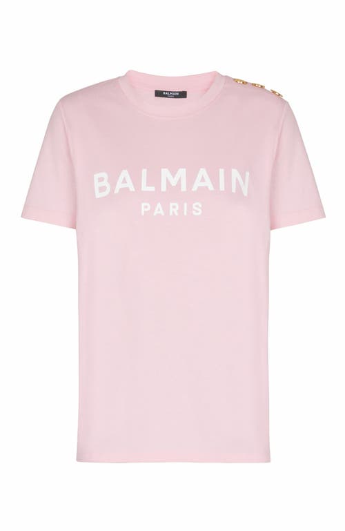 Balmain T Shirts And Polos Pink In Pink