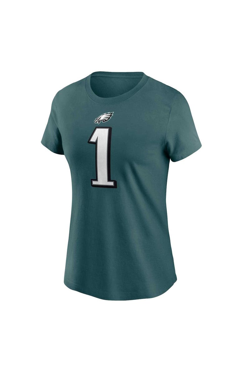 Nike Women's Nike Jalen Hurts Midnight Green Philadelphia Eagles Player Name & Number T-Shirt, Alternate, color, Green