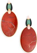 Zimmermann Large Plume Drop Earrings