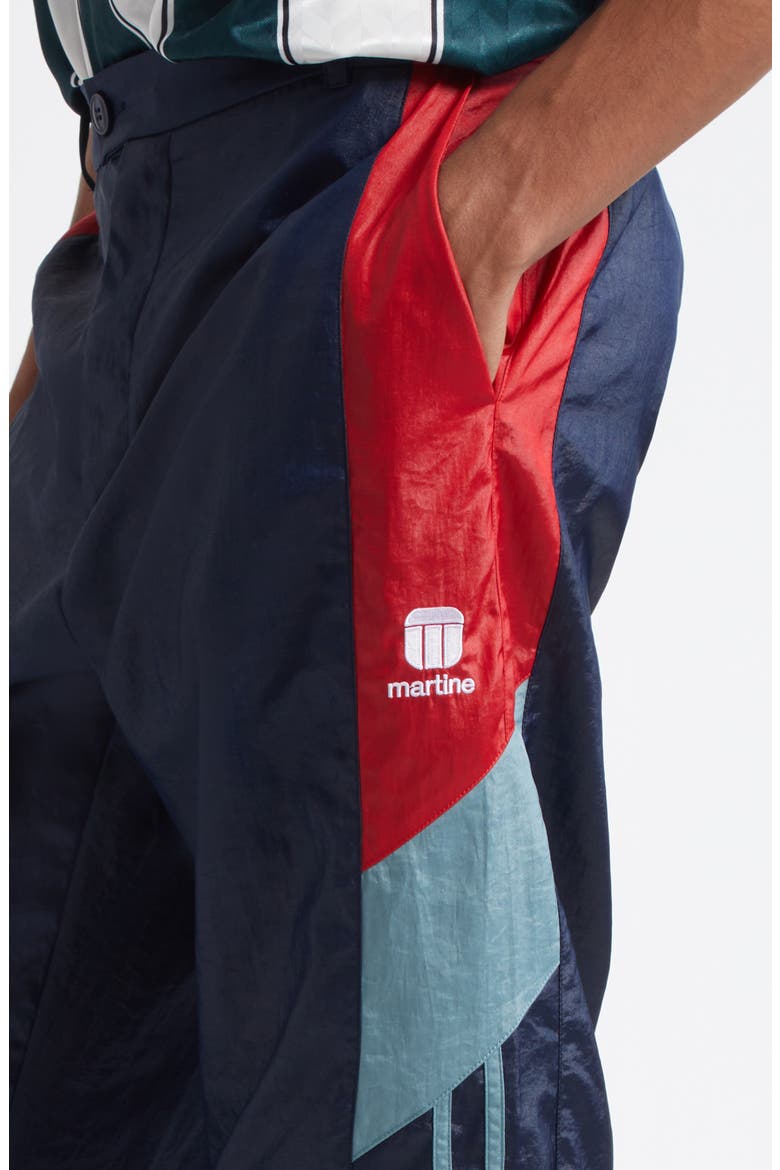 Nylon Track Pants, Alternate, color, BLUE NAVY