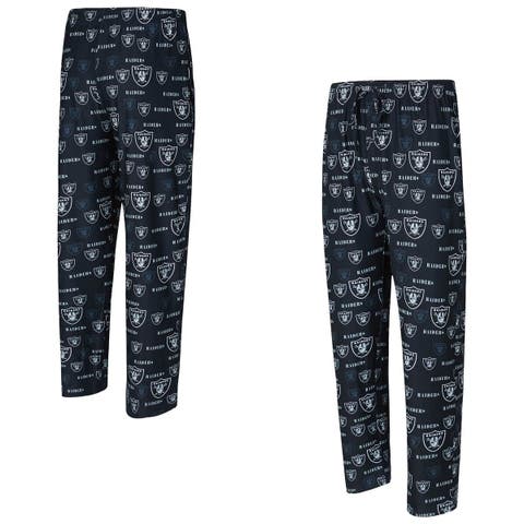 Men
s Concepts Sport Black Las Vegas Raiders Mosaic All Over Print Pants