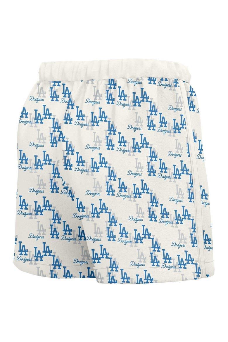 Women's Lusso  White Los Angeles Dodgers Marge Shorts, Alternate, color, White