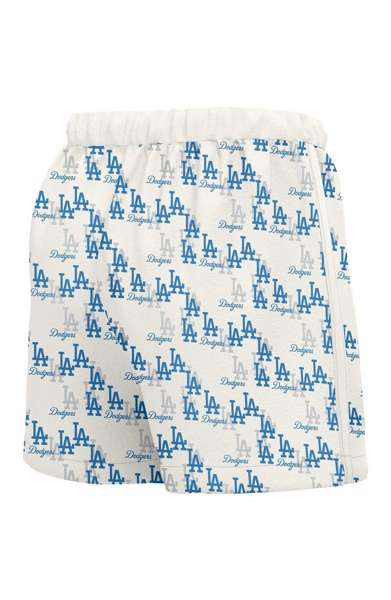 LUSSO Women's Lusso  White Los Angeles Dodgers Marge Shorts, Alternate, color, White