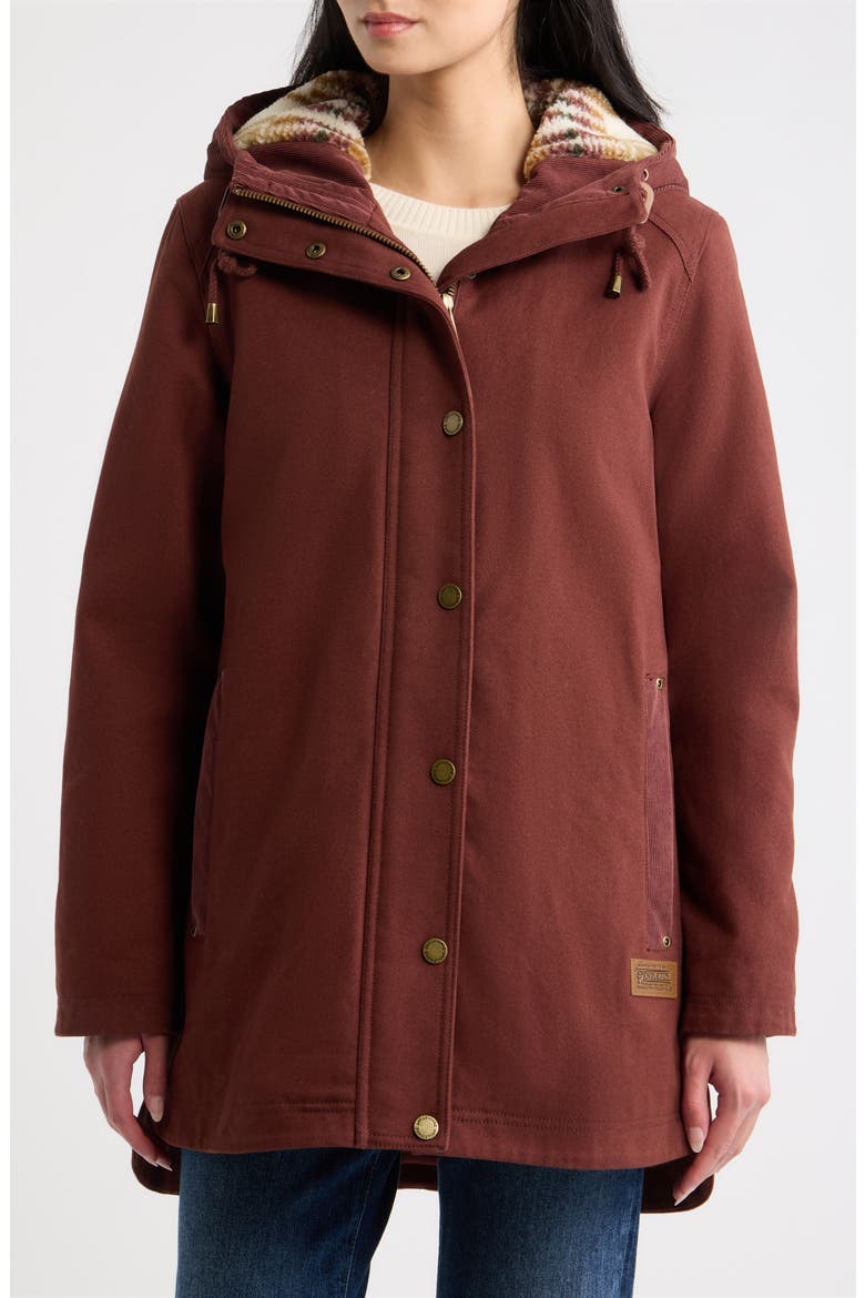 Cedar Creek Canvas Parka, Alternate, color, RAISIN