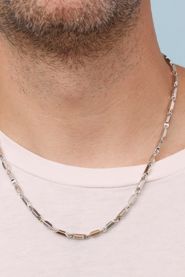 Men's Sterling Silver Marine Link Chain, Alternate, color, Silver