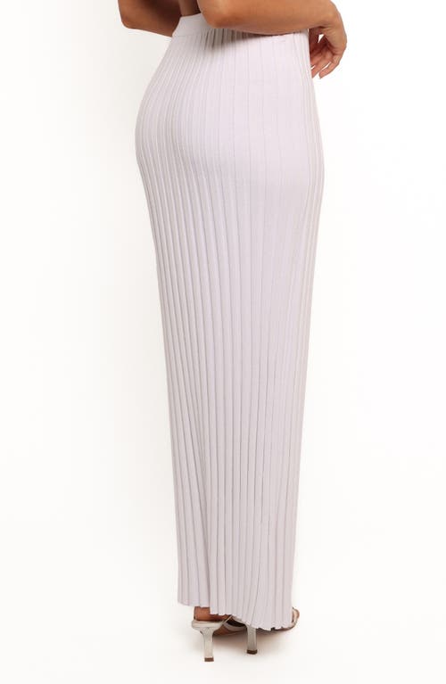 Petal And Pup Petal & Pup Kya Rib Knit Cotton Maxi Skirt In White