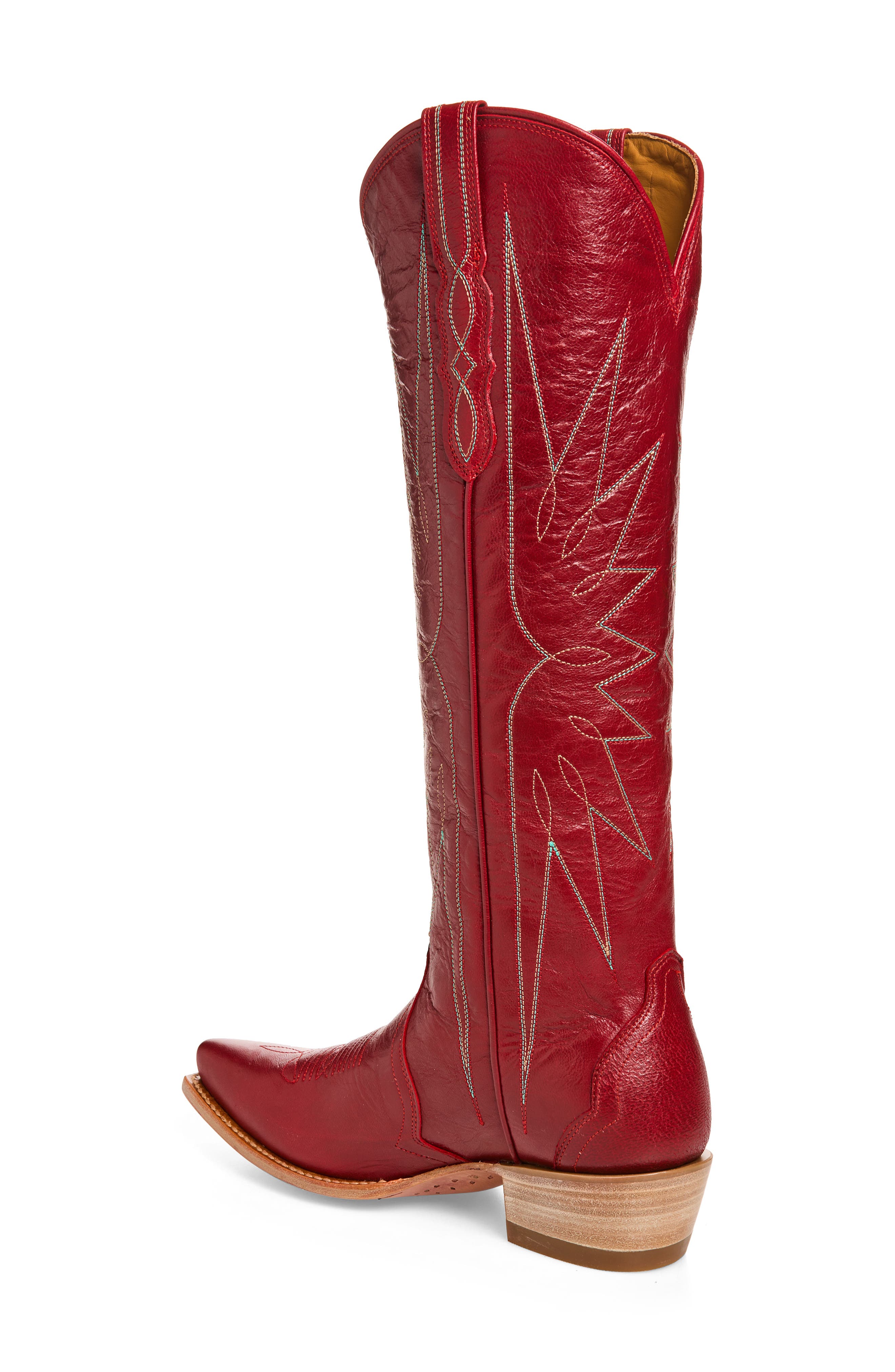 The Loretta Western Boot, Alternate, color, RUBY