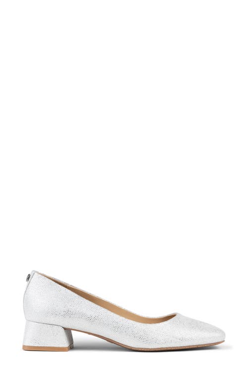 Nydj Teddie Square Toe Pump In Silver