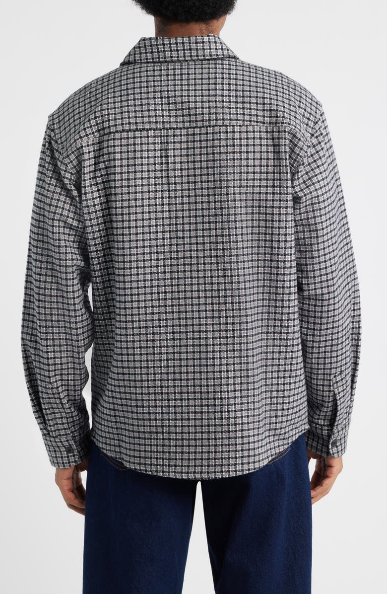 Dickies Hendersonville Classic Fit Check Brushed Cotton Button-Up Shirt, Alternate, color, December Sky