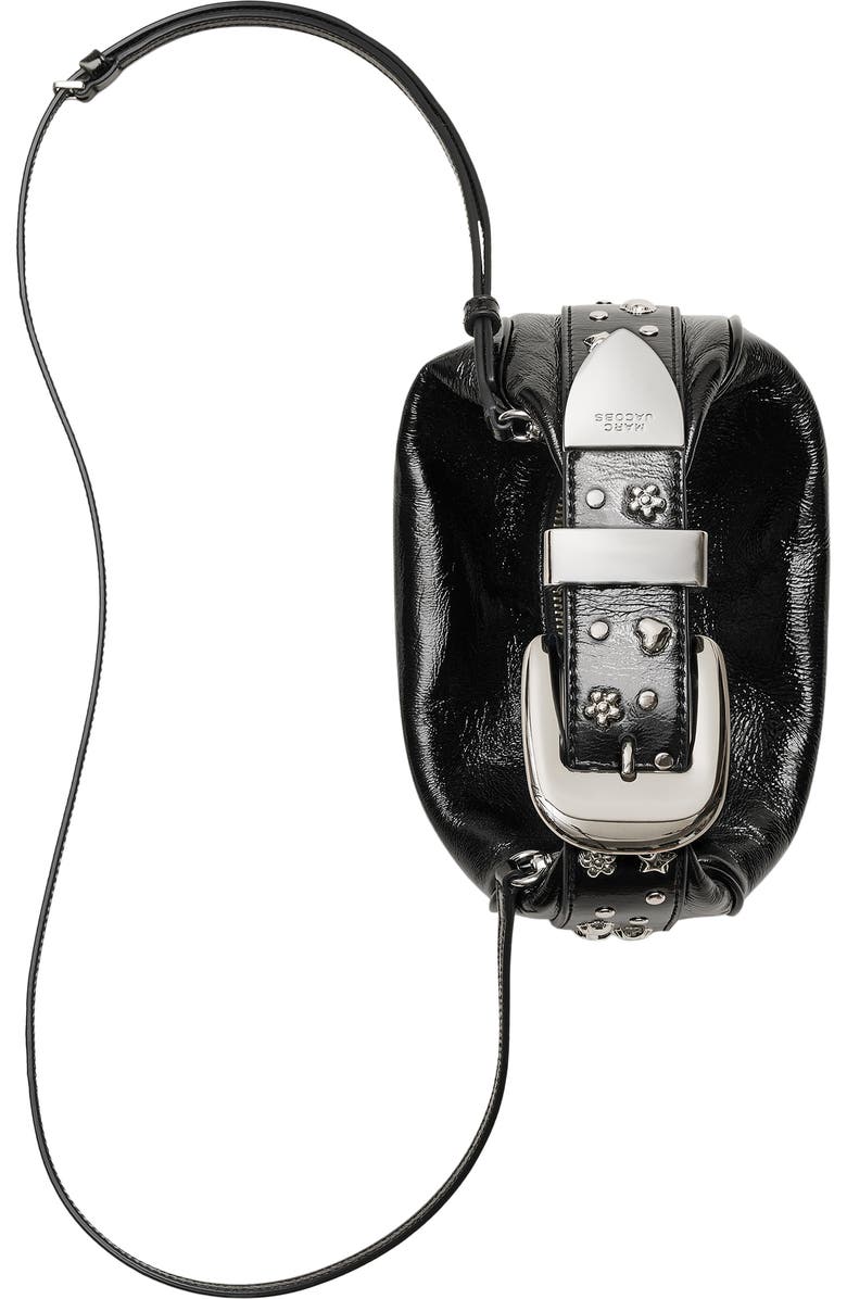 Marc Jacobs Mini Embellished Party Bag, Alternate, color, Black