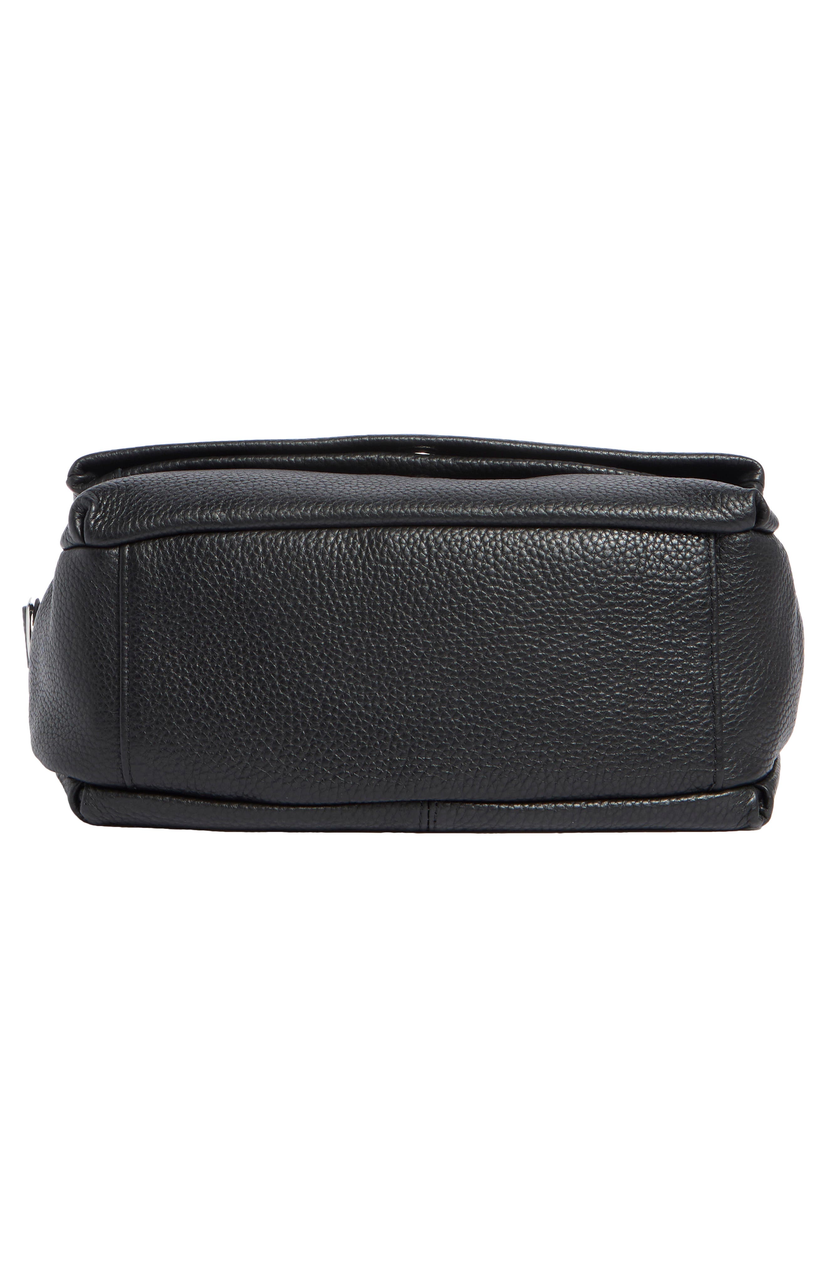 AIMEE Preston Medium Leather Crossbody Bag, Alternate, color, Black/ Blk