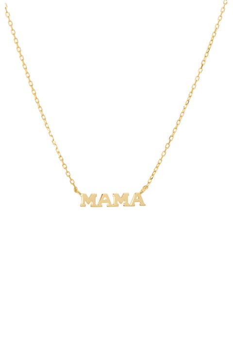 Mama Pendant Necklace