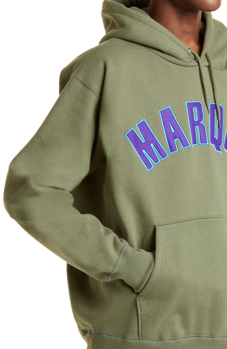 F-LAGSTUF-F Men's Embroidered Marquis Hoodie, Alternate, color, Green