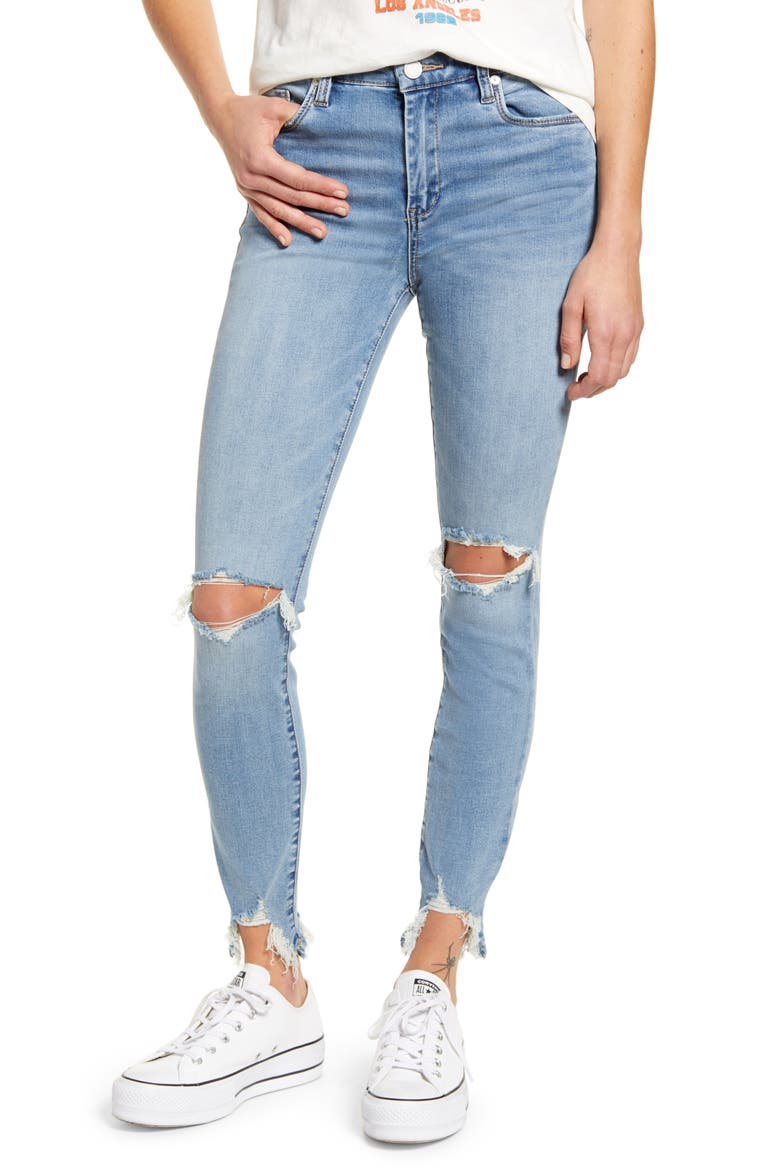 The Bond Ripped Skinny Jeans, Main, color, PLAY THAT SONG