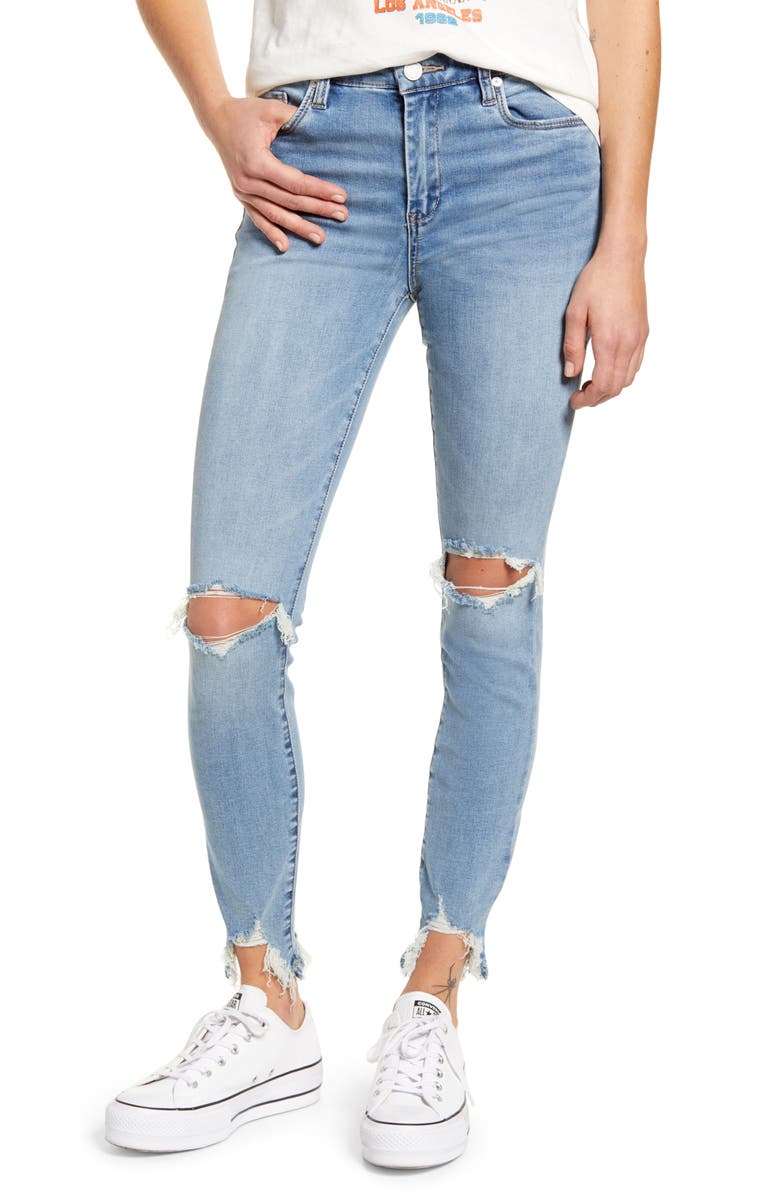 BLANKNYC The Bond Ripped Skinny Jeans, Main, color, 