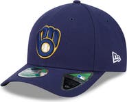 New Era Men's New Era  Navy Milwaukee Brewers Player Replica 9FORTY Adjustable Hat