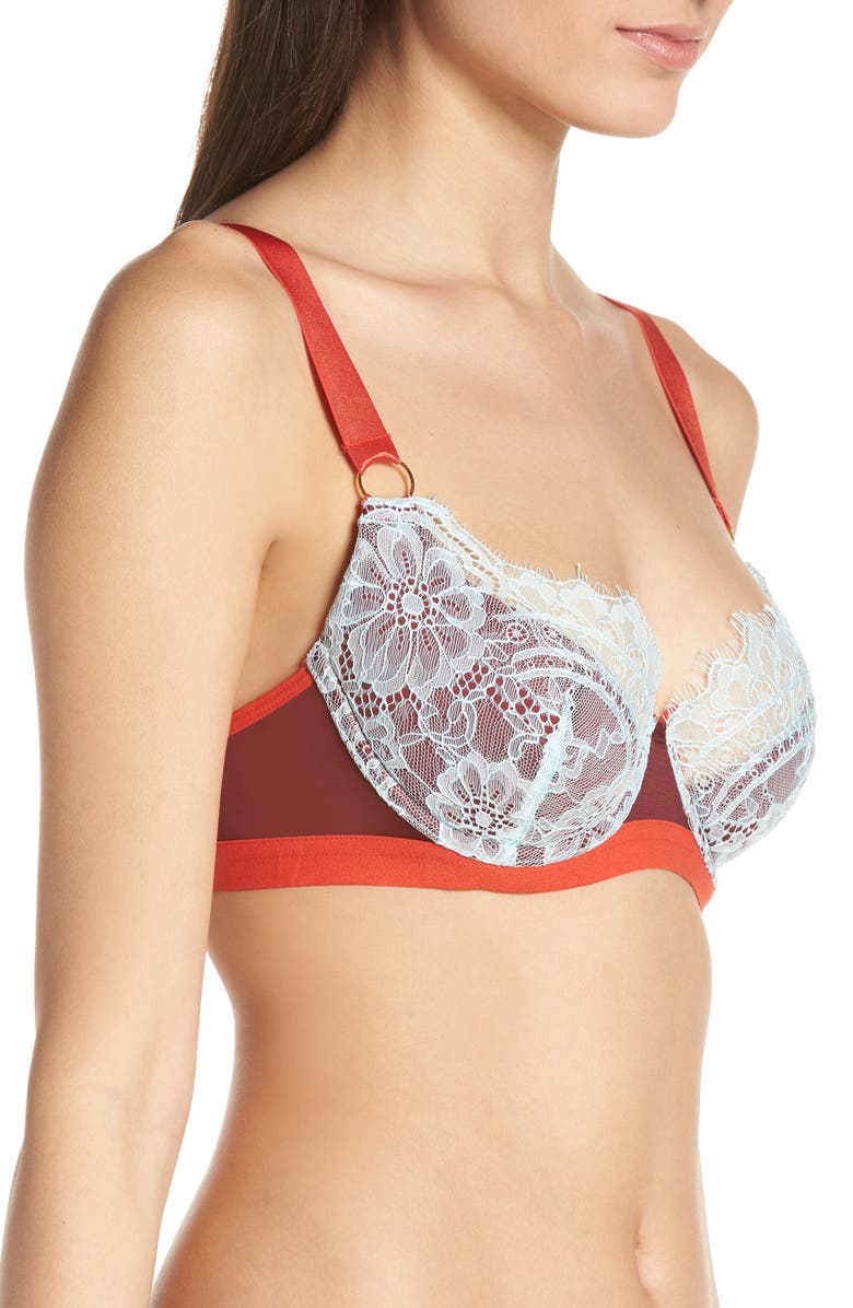 Dora Larsen Fern Underwire Balconette Bra, Alternate, color,