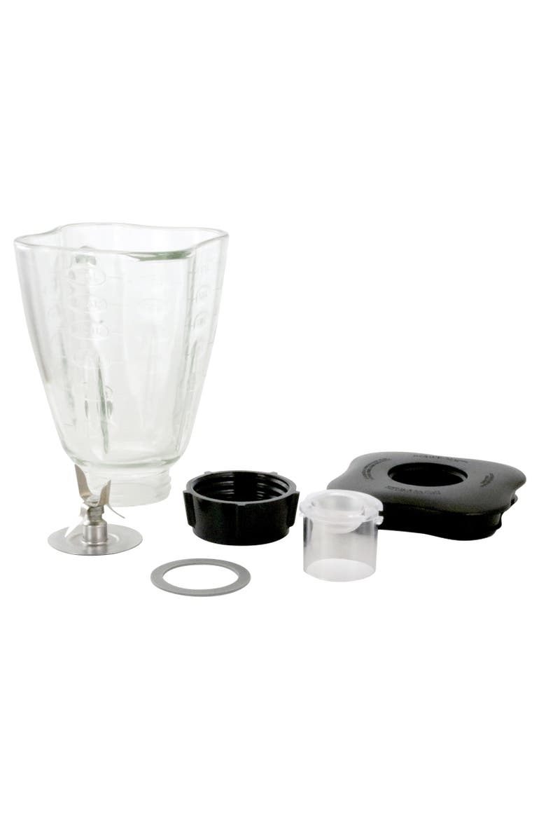 Better Chef 6 Piece 59 Oz Square Blender Glass Jar Replacement Kit, Alternate, color, Clear
