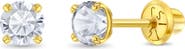 In Season Jewelry 14k Pronged Simulated Birthstone Earrings