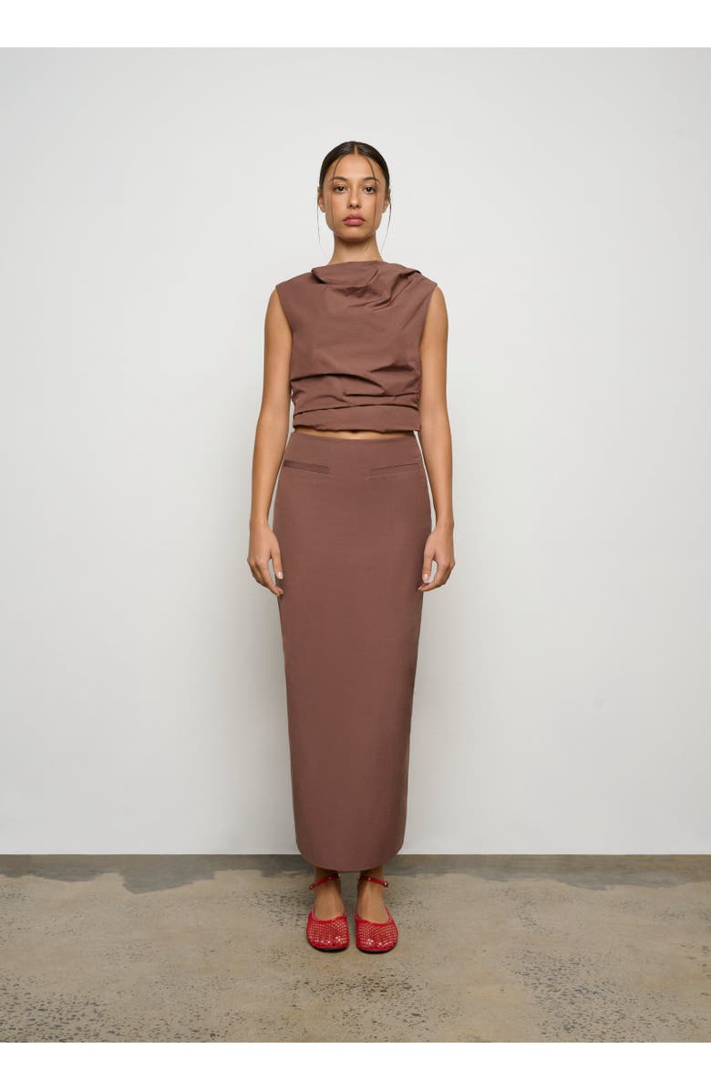 ONE OF OTHERS Russo Top, Alternate, color, Mocha