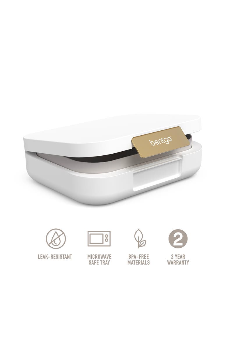 BENTGO Leak-Proof Lunch Box, Alternate, color, White