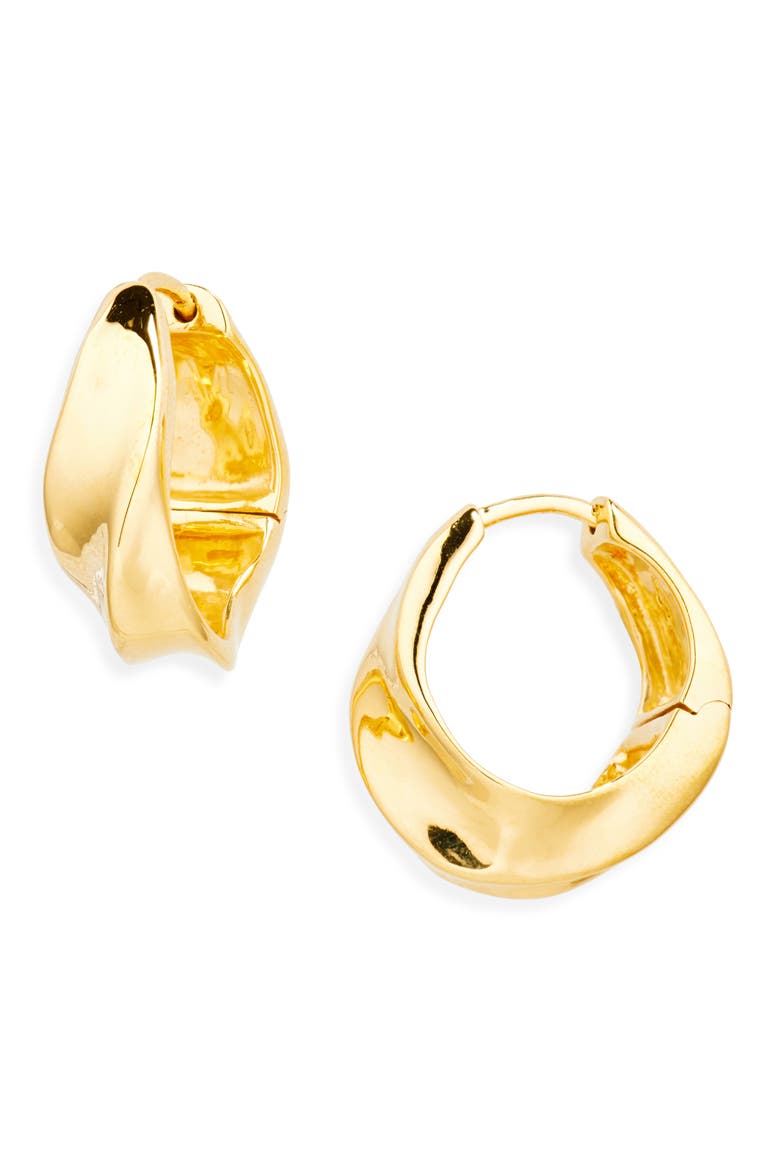 Nomade Small Hoop Earrings, Main, color, 18K GOLD VERMEIL