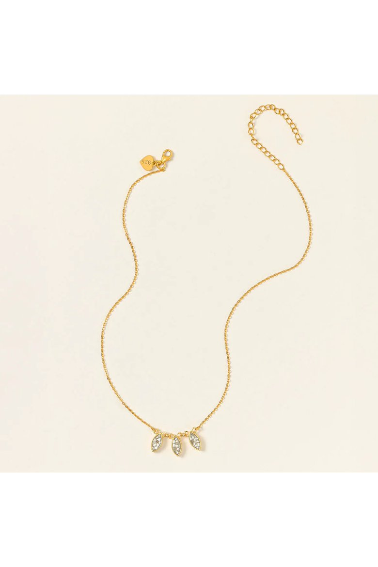 Sliced Raw Diamond Trio Necklace by Mila Omi Inc., Alternate, color, Multi