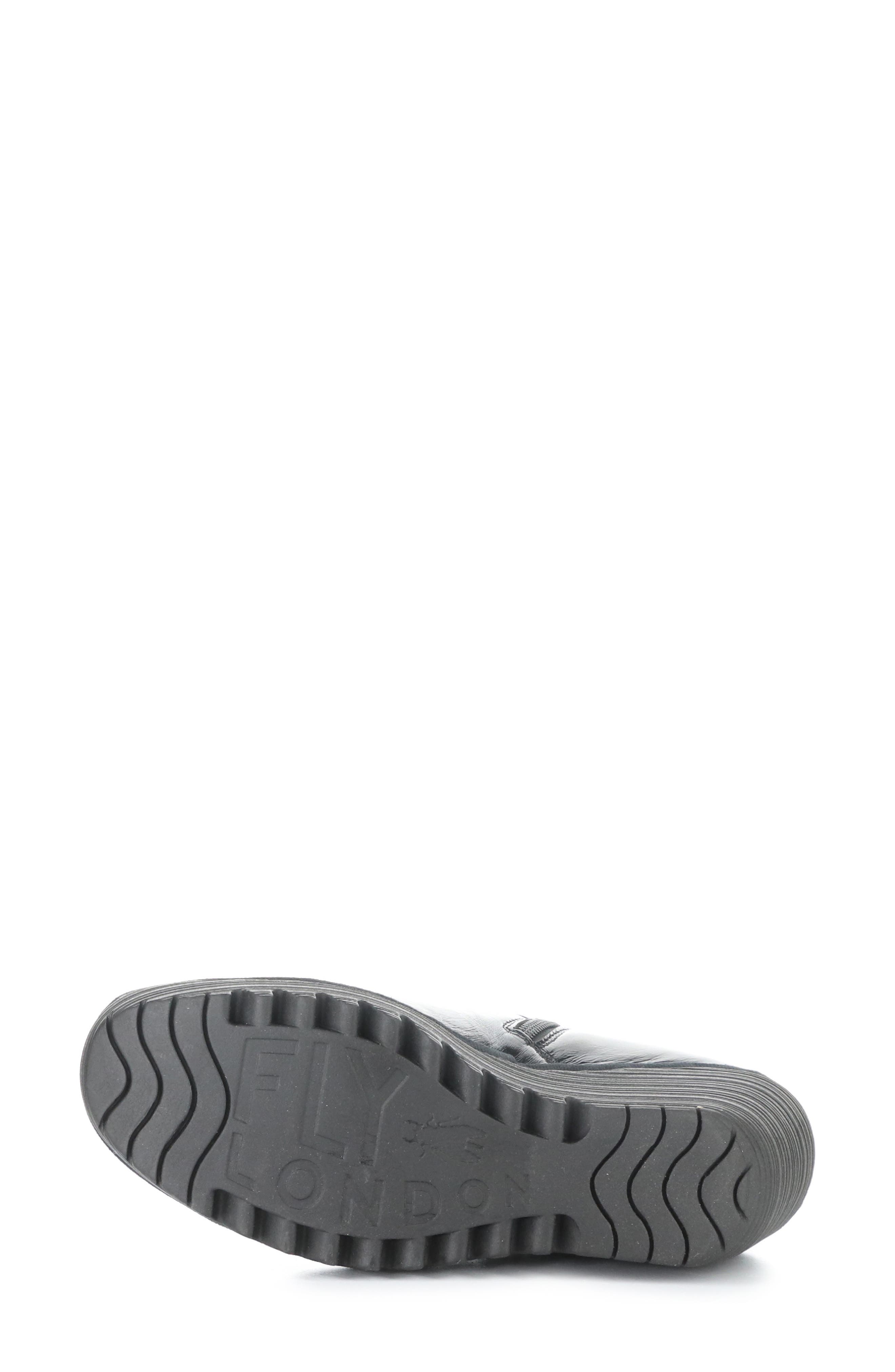 Yort Wedge Bootie, Alternate, color, BLACK SHINE