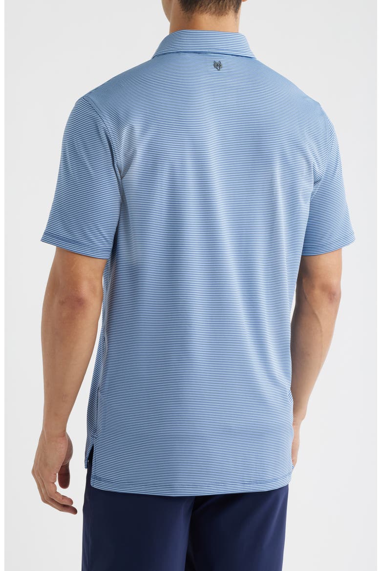 Saranac Stripe Performance Golf Polo, Alternate, color, FALCON / WOLF BLUE