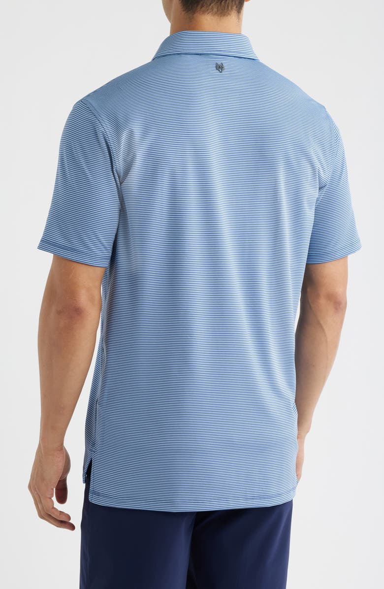 Greyson Saranac Stripe Performance Golf Polo, Alternate, color, Falcon / Wolf Blue