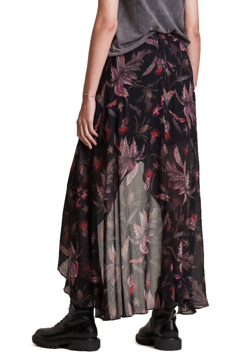 AllSaints Slvina Harris Maxi Skirt, Alternate, color,
