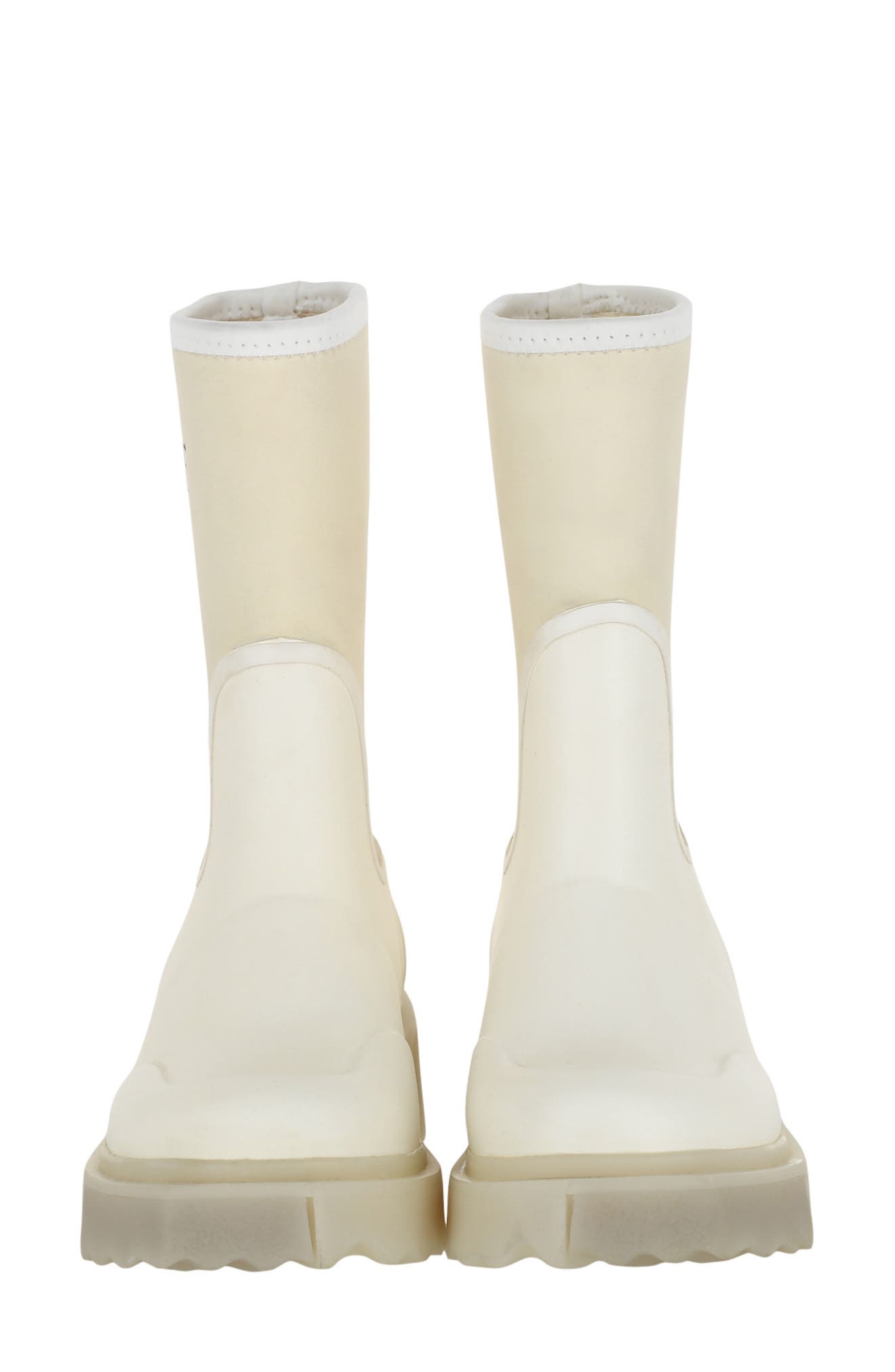 Off-White Sponge Sole Rain Boot, Alternate, color, 