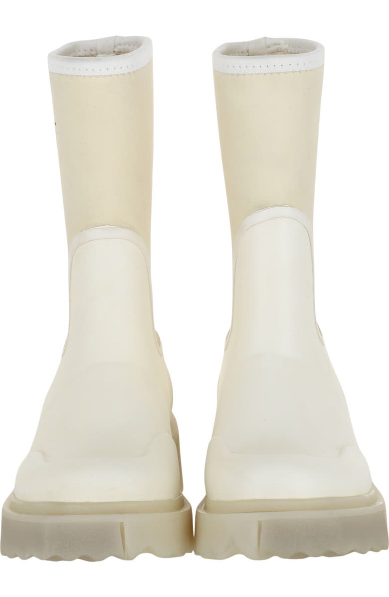 Off-White Sponge Sole Rain Boot, Alternate, color,