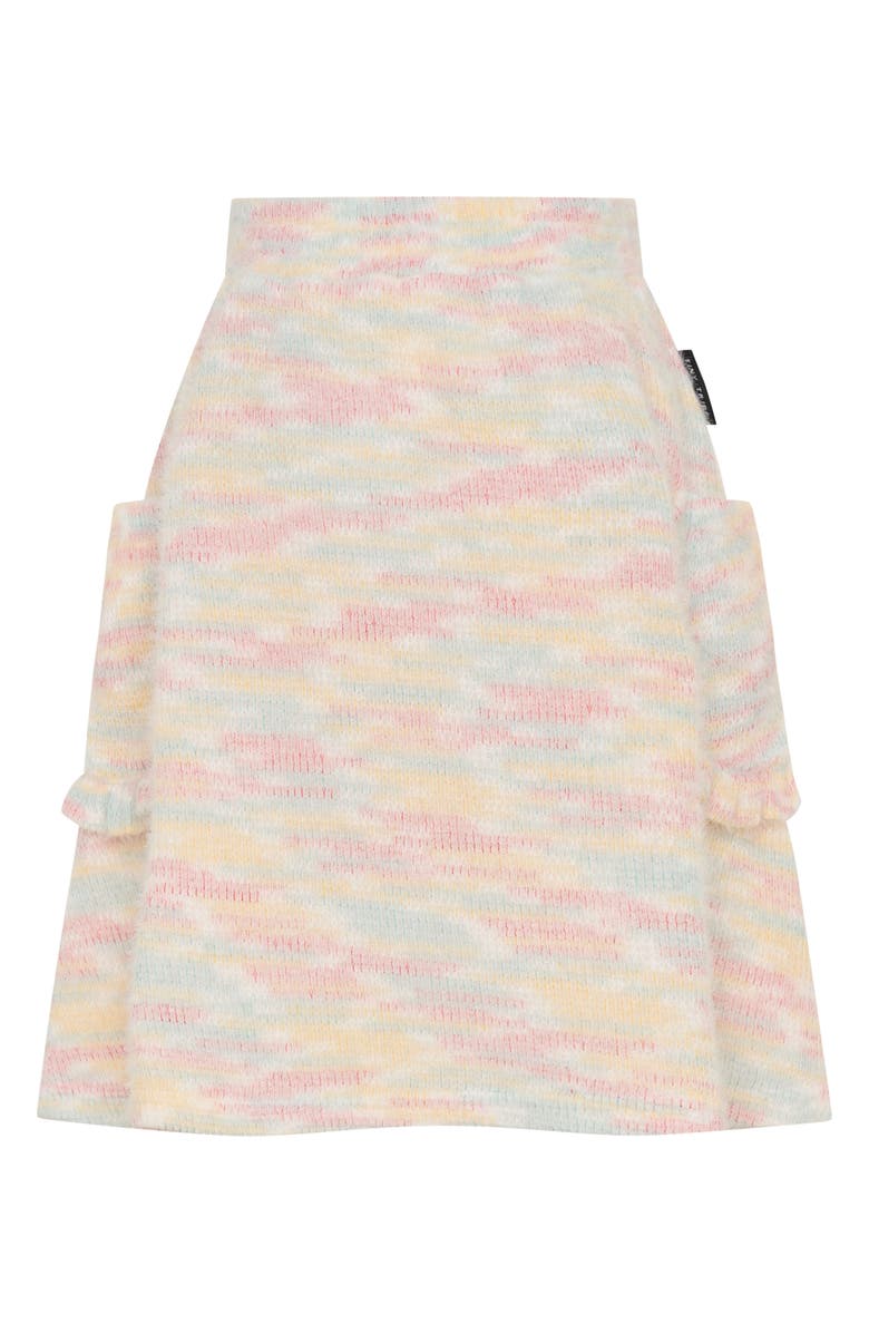 TINY TRIBE Kids' Frill Pocket Sweater Skirt, Alternate, color, Pink Multi