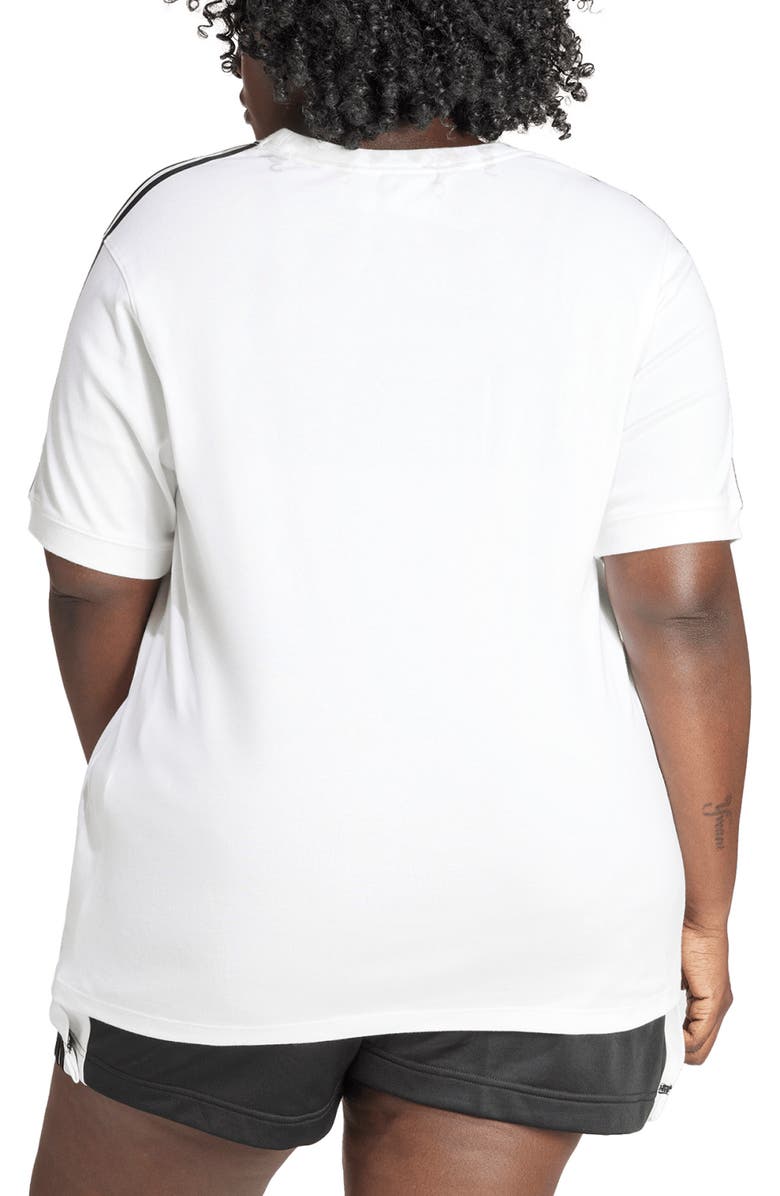 adidas Adicolor 3-Stripes T-Shirt, Alternate, color, White