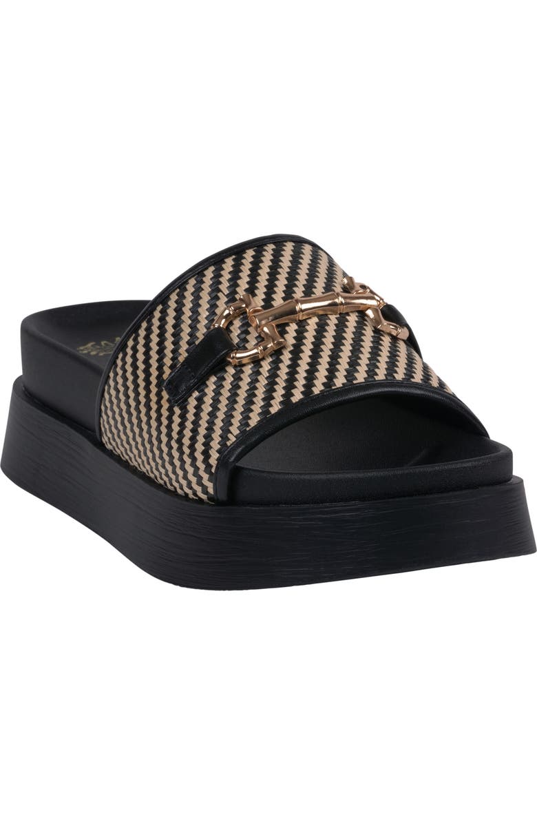 GC SHOES Sari Platform Slide Sandal, Main, color, Black