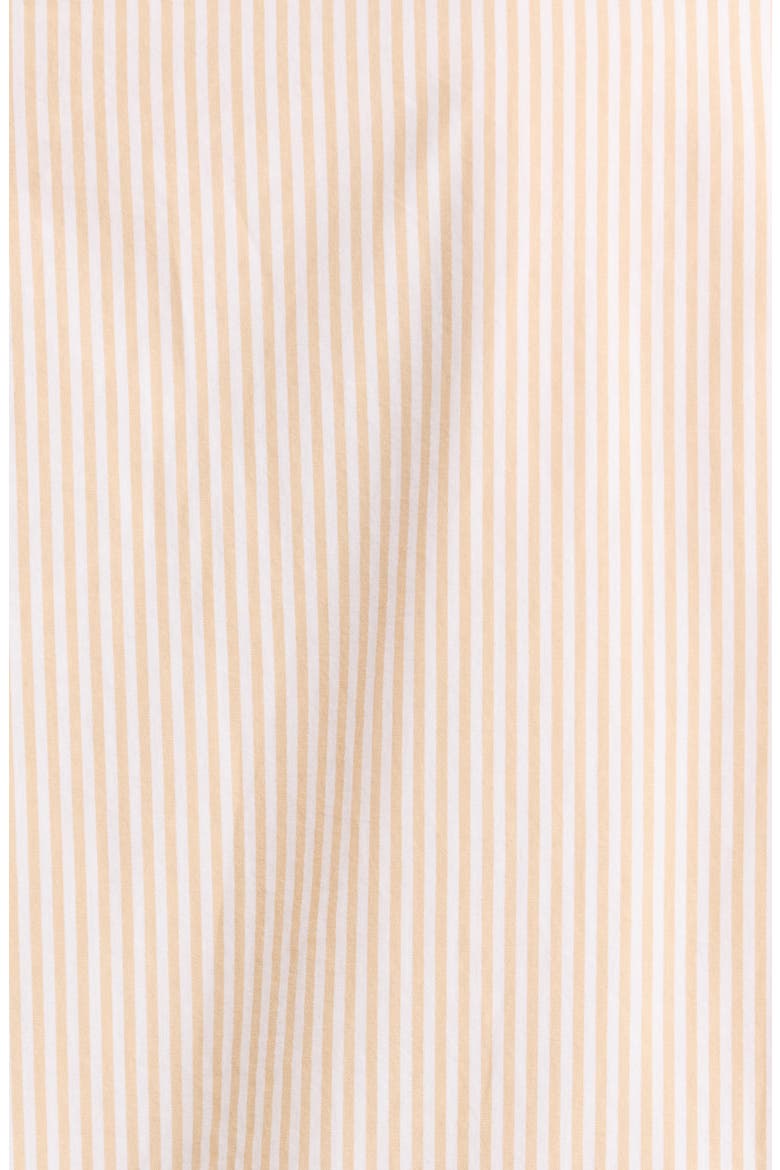 Classic Short Cotton Pajamas, Alternate, color, TAN SHORE SKINNY STRIPE