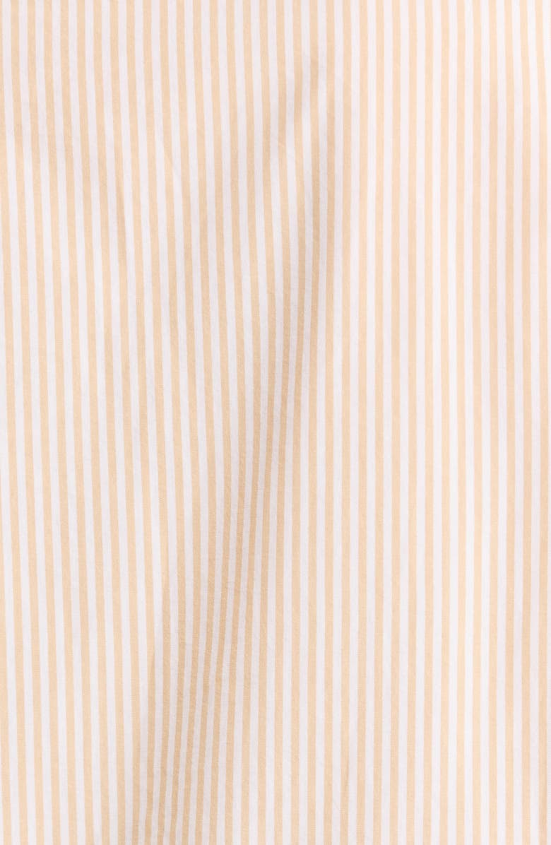 Nordstrom Classic Short Cotton Pajamas, Alternate, color, Tan Shore Skinny Stripe