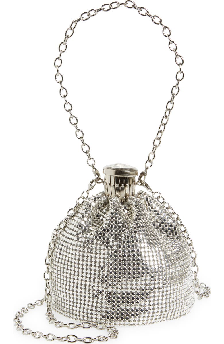 Whiting & Davis Millie Gate Top Clutch, Main, color,