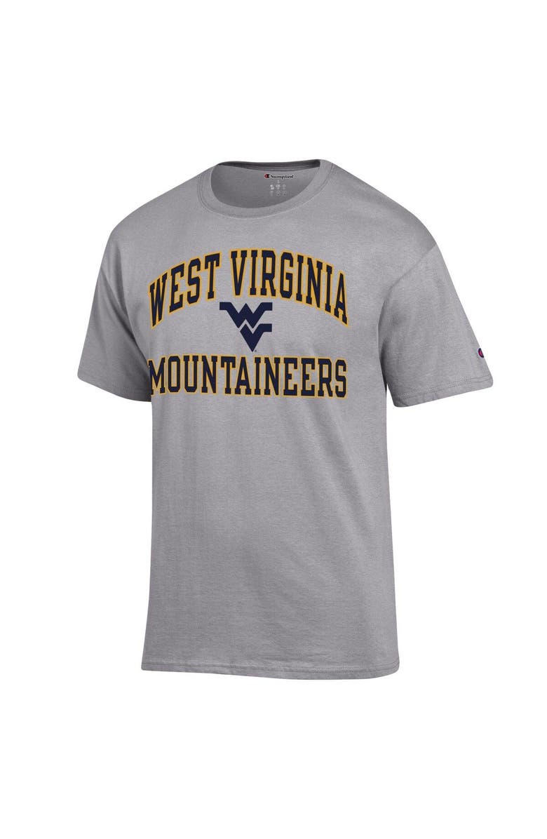 Champion Men's Champion Heather Gray West Virginia Mountaineers High Motor T-Shirt, Alternate, color, 