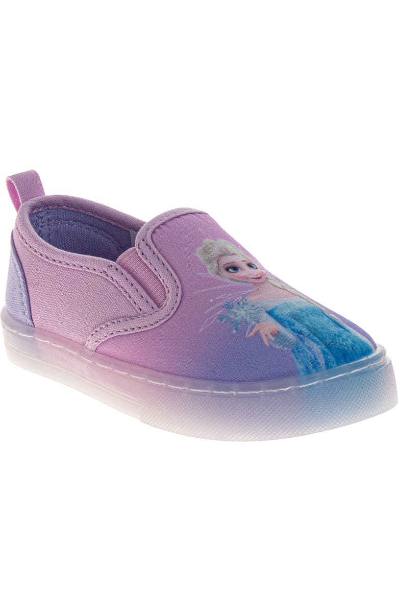 JOSMO x Disney<sup>®</sup> Kids' Frozen Elsa & Anna Mismatched Slip-On Sneaker, Alternate, color,
